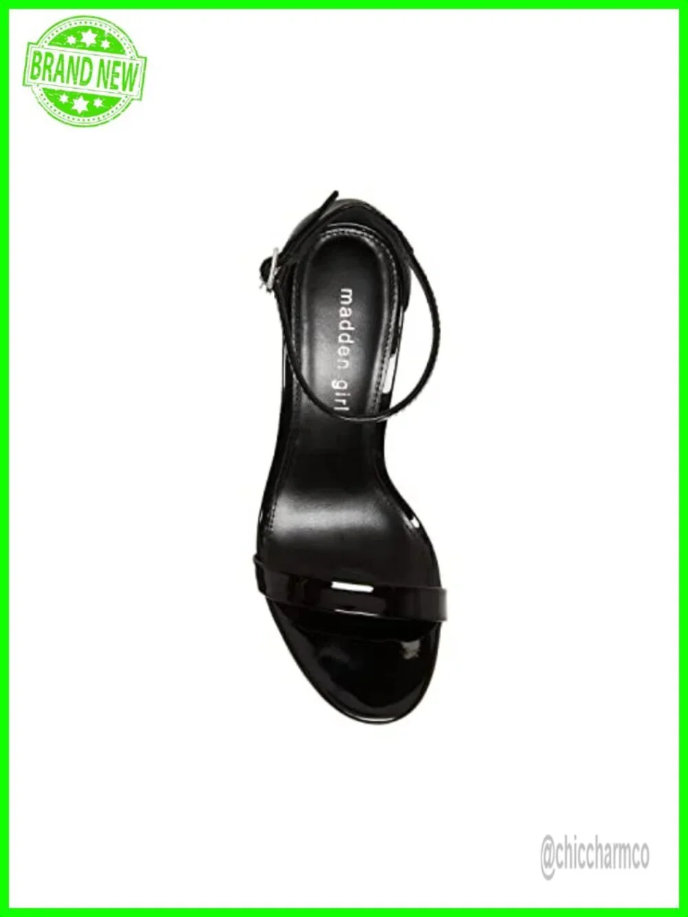 Stiletto Heel Sandals with Ankle Strap